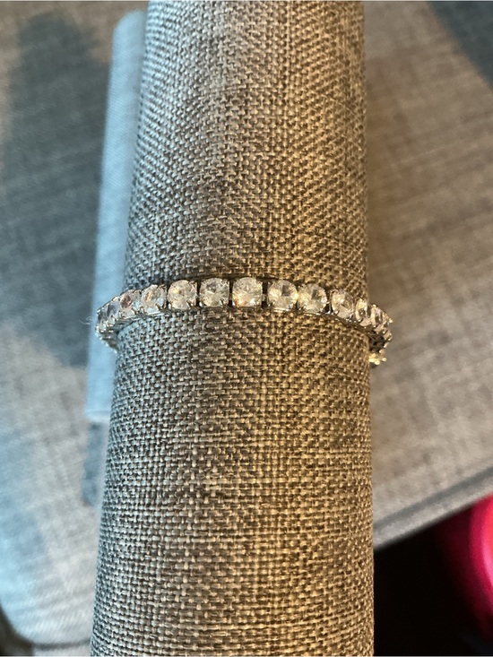 Jewelry - Classic Fashion Silver Crystal Tennis Bracelet
